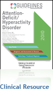 AACAP-endorsed Attention-Deficit/Hyperactivity Disorder GUIDELINES Pocketcard&trade;