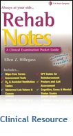 Rehab Notes: A Clinical Examination Pocket Guide
