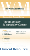 The Washington Manual&reg; Rheumatology Subspecialty Consult