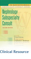 The Washington Manual&trade; Nephrology Subspecialty Consult