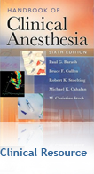 Handbook of Clinical Anesthesia